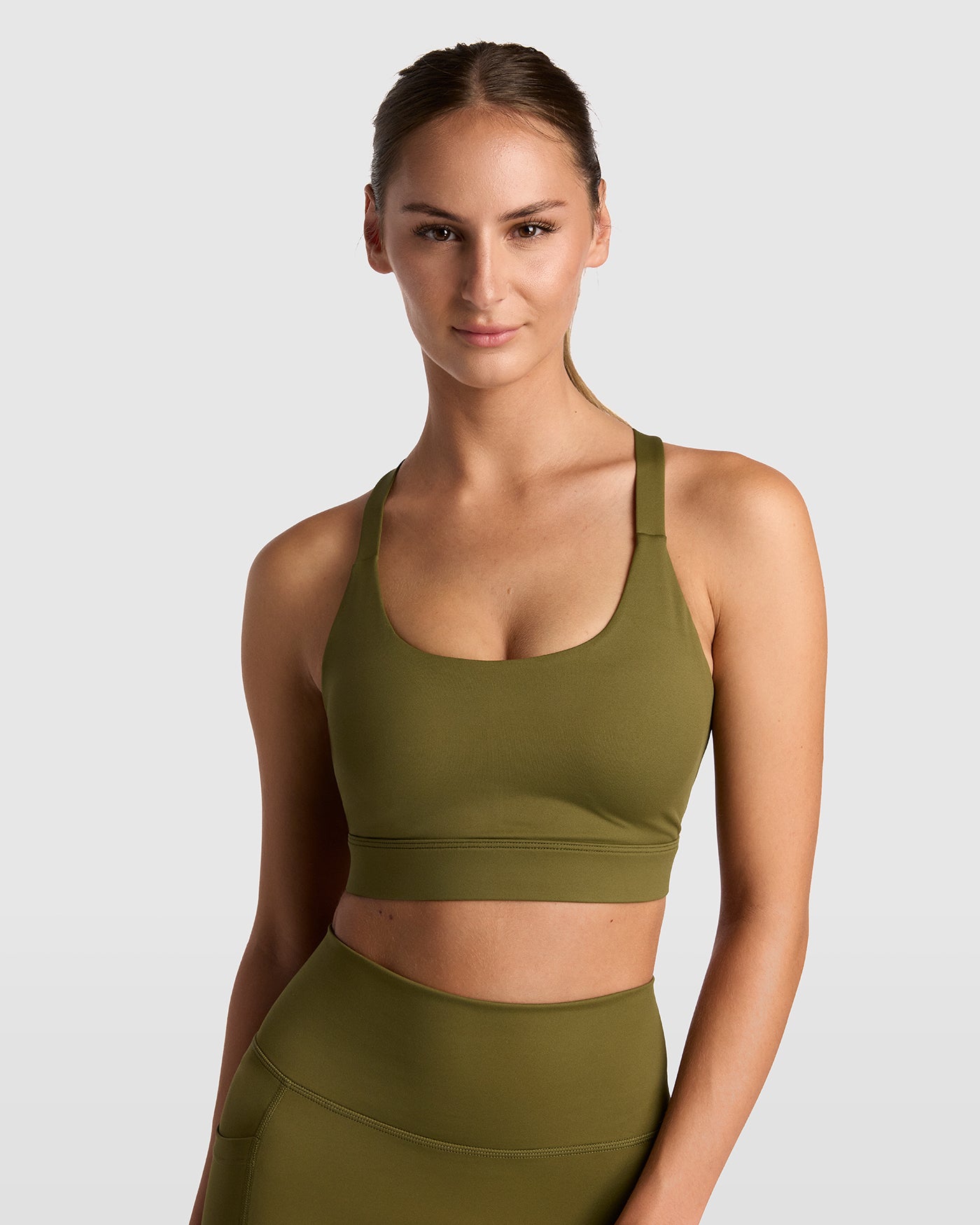 Dena Sports Bra - Olive