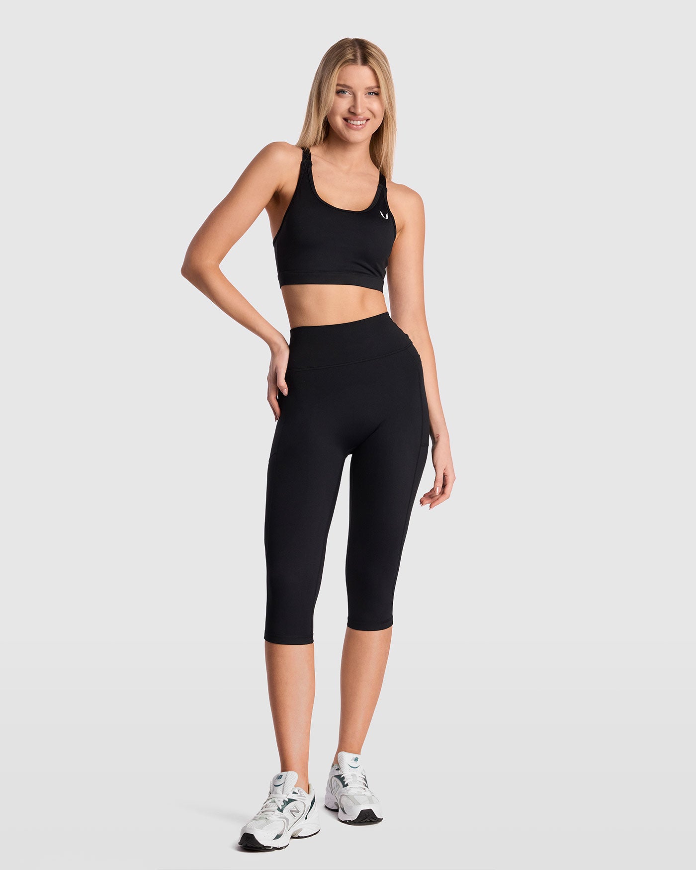 Zena Supportive Sports Bra - Black