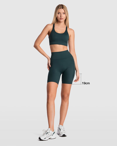 Dena Recycled Biker Shorts Met Zakken