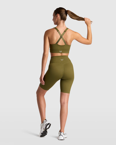 Dena Sports Bra - Olive