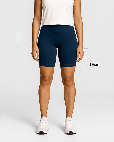 Dena Recycled Biker Shorts Met Zakken