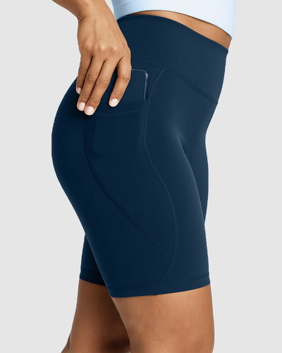 Dena Recycled Biker Shorts Met Zakken